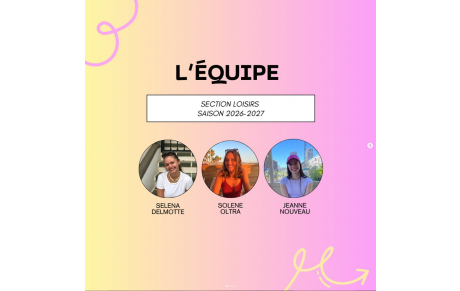 SECTION LOISIRS